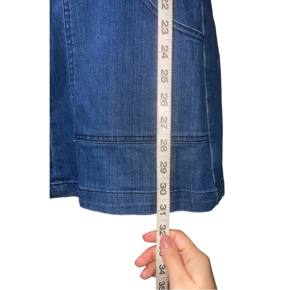 Bullhead Denim Jean Pull On Jumper Overall Dress - XS - Picture 13 of 13